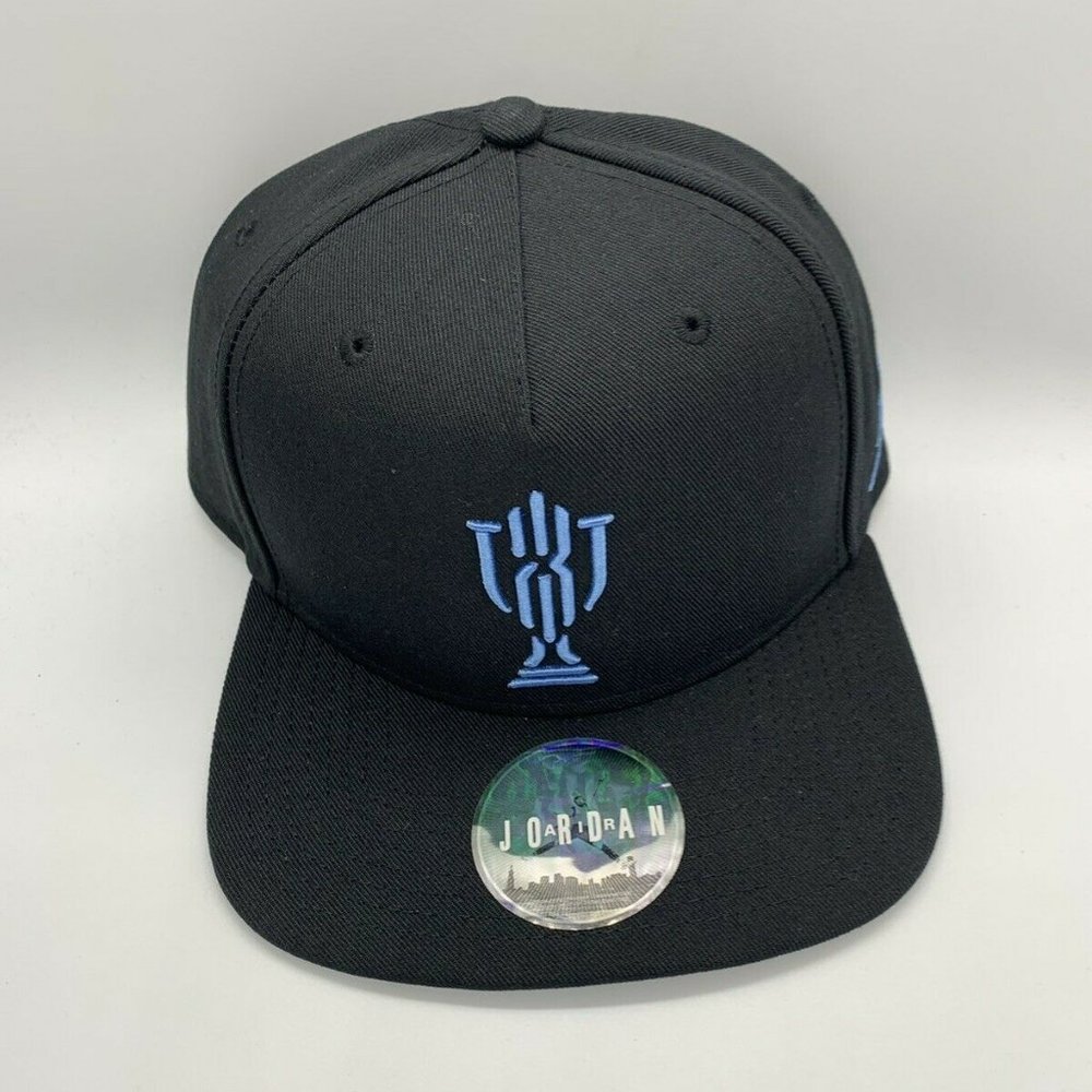 Air Jordan Trophy Room‎ Logo Black Navy Jumpman Hat Snapback Cap